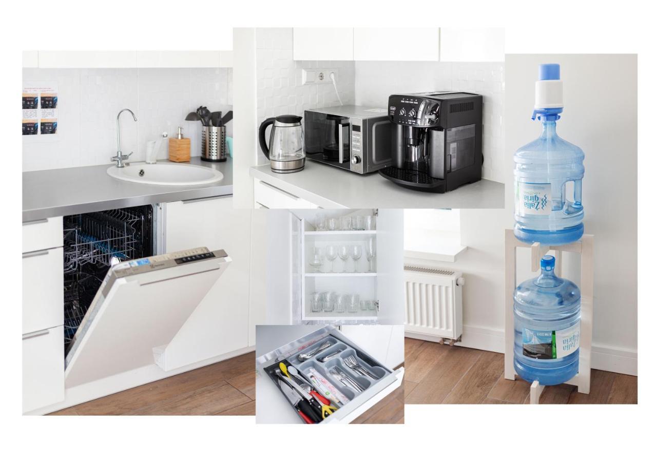 3 Bedroom Apartment 24H Self Check In, Free Parking, Ac, Fireplace 빌뉴스 외부 사진